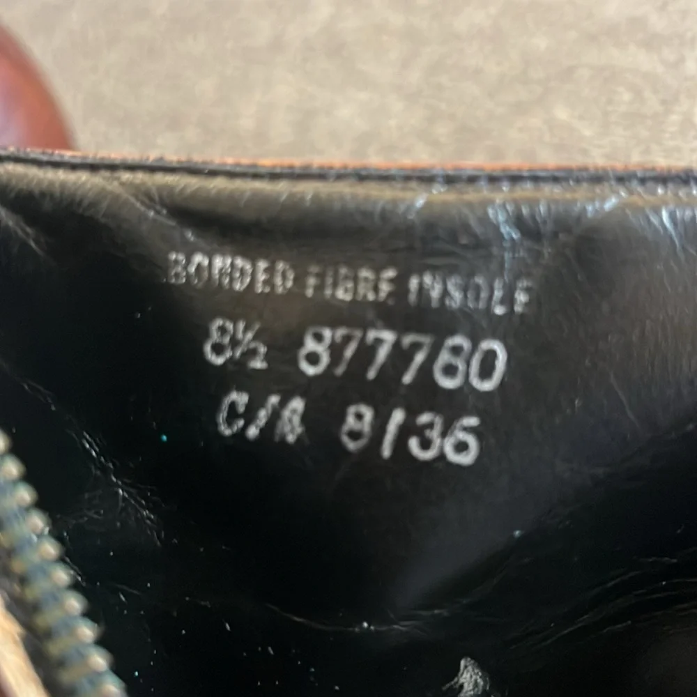 Bostonian Vintage Brown Ankle Leather‎ boots Size 8.5